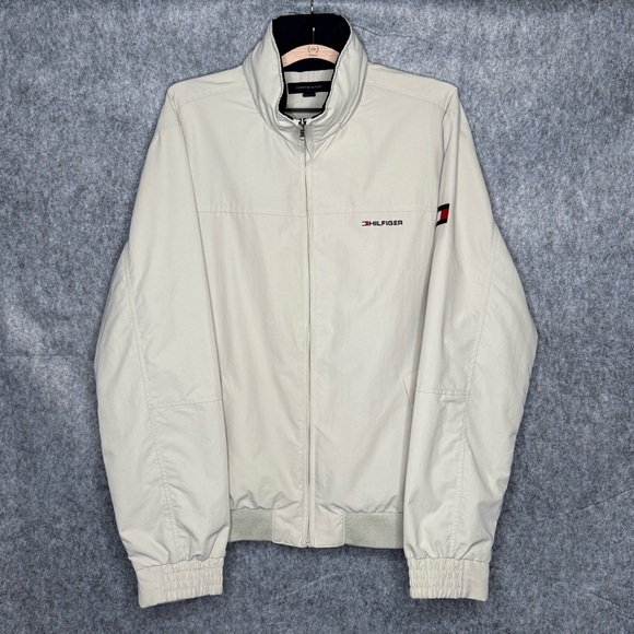 Tommy‎ Hilfiger Men's Yacht Jacket in Cream- Sz XL - Picture 1 of 16